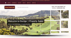 Desktop Screenshot of dorrigo1.com